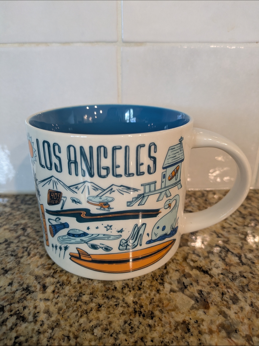 Starbucks Been There Series Los Angeles Ceramic Mug 14 Oz